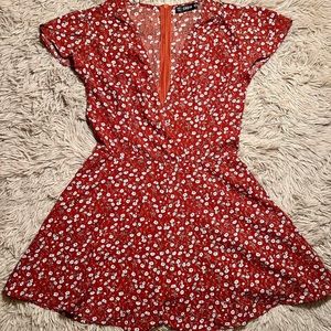 shein floral romper